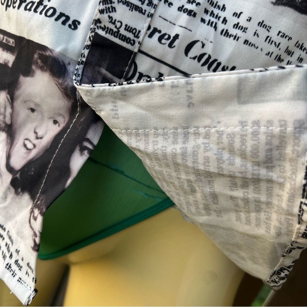 Newspaper Article Collared Button Down - image 7